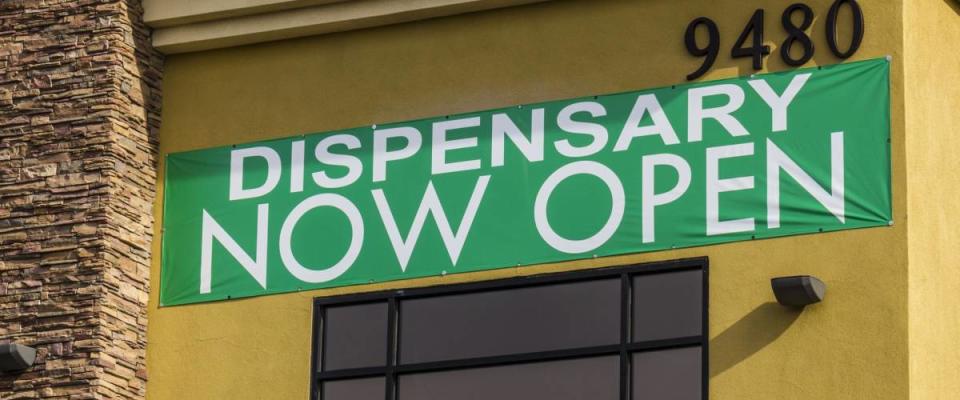 Henderson - Circa December 2016: The Source Las Vegas Medical Marijuana Dispensary. In 2017, Recreational Pot will be legal in Nevada I