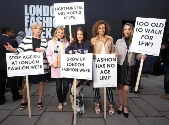 Women Protest Agesim in the Fashion Industry: 'Grow Up'