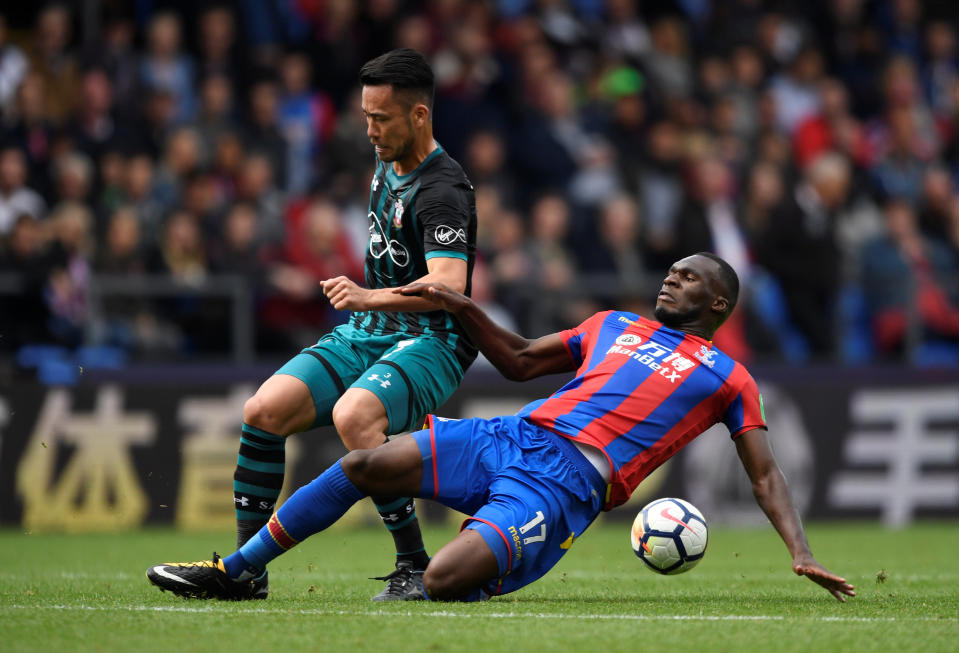 <p>Christian Benteke in action with Southampton’s Maya Yoshida<em> Action Images</em> </p>