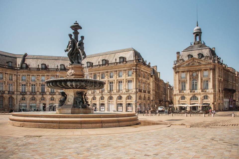 Bordeaux city’s beautiful Place de la Bourse (Getty Images/iStockphoto)