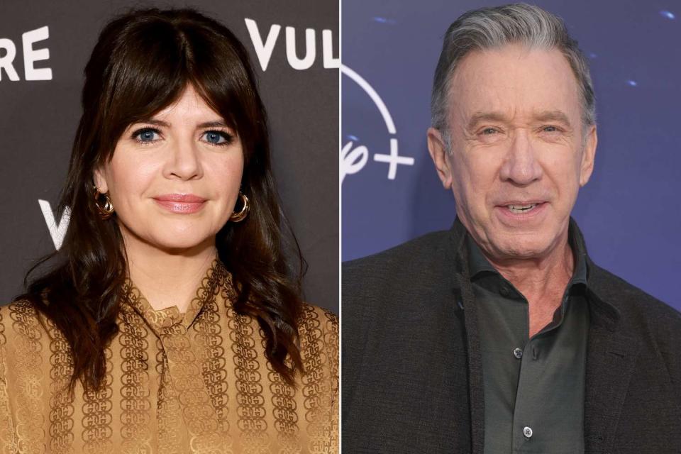 <p>Matt Winkelmeyer/Getty; Momodu Mansaray/Getty</p> Casey Wilson and Tim Allen