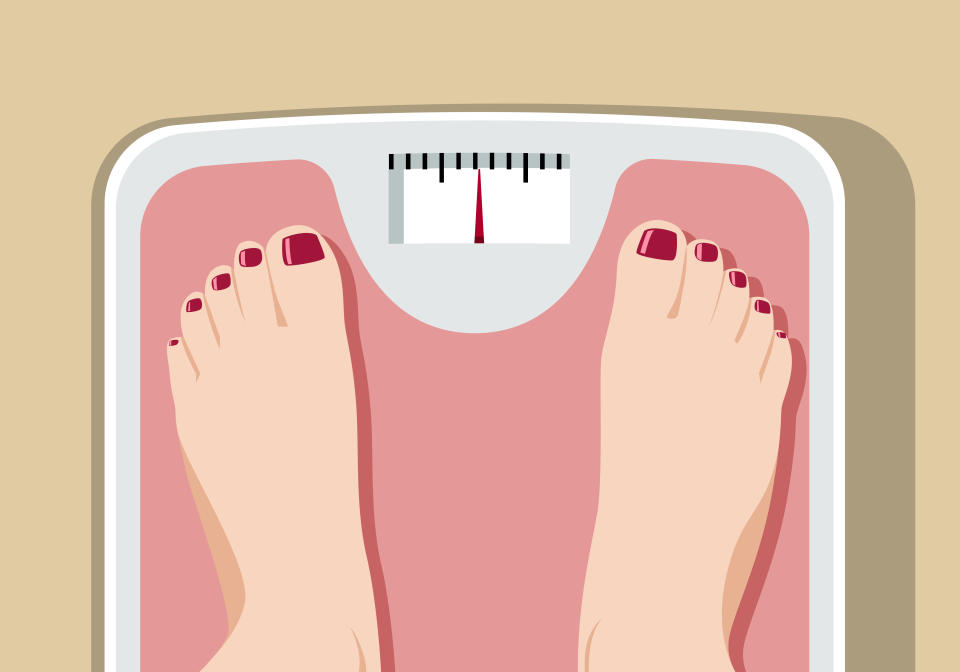 There are many physiological and psychological factors that make weight loss difficult. (Getty)