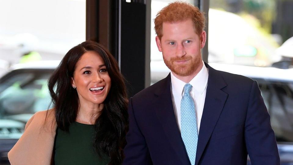 A source tells ET that the royal couple will split their time between the U.S. and U.K.