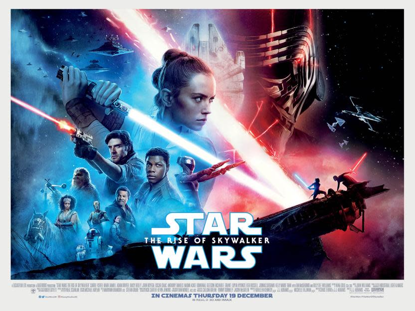 Póster de Star Wars: el ascenso de Skywalker (Fuente: IMDb)