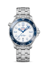 <p><strong>Omega</strong></p><p>omegawatches.com</p><p><strong>$5600.00</strong></p><p><a href="https://www.omegawatches.com/watch-omega-seamaster-diver-300m-co-axial-master-chronometer-42-mm-52230422004001" rel="nofollow noopener" target="_blank" data-ylk="slk:Shop Now;elm:context_link;itc:0;sec:content-canvas" class="link ">Shop Now</a></p><p>Omega has produced this special commemorative timepiece to celebrate its role as the Official Timekeeper of the Olympic Games Tokyo 2020. The white ceramic dial has laser-engraved waves with a blue ceramic bezel ring and <em>Seamaster</em> highlighted in red. </p>