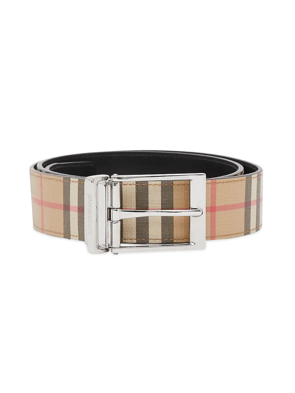 Burberry Louis Check-Print Belt