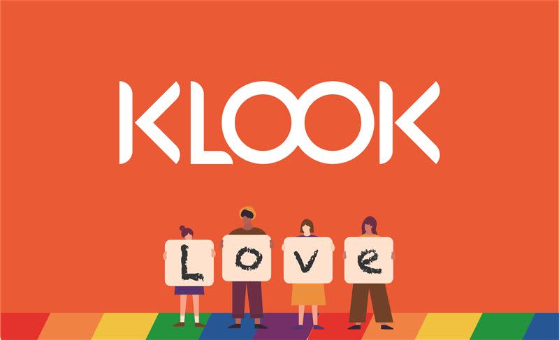 2020不缺席！KLOOK首次參加台灣同志遊行「We Explore, We Love」。（圖／KLOOK提供）