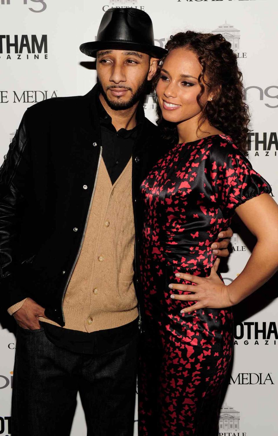 Swizz Beatz and Alicia Keys attend ALICIA KEYS Hosts GOTHAM MAGAZINES Annual Gala Presented by BING at Capitale on March 15, 2010 in New York City