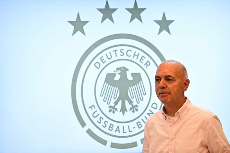 German Football Association (DFB) President Bernd Neuendorf said Germany will bid to host the women's Euros in 2029 (Tobias SCHWARZ)