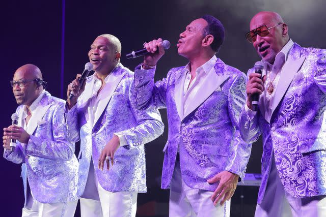 <p>Pedro Becerra/Redferns</p> Lawrence Payton Jr., Alexander Morris, Ronnie McNeir, and Abdul Duke Fakir of the Four Tops