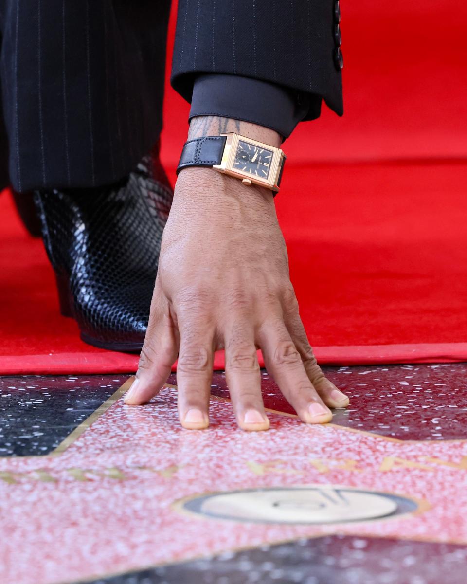 HOLLYWOOD, CALIFORNIA - MARCH 12: Lenny Kravitz honored with Star on the Hollywood Walk of Fame on March 12, 2024 in Hollywood, California. (Photo by Rodin Eckenroth/Getty Images)