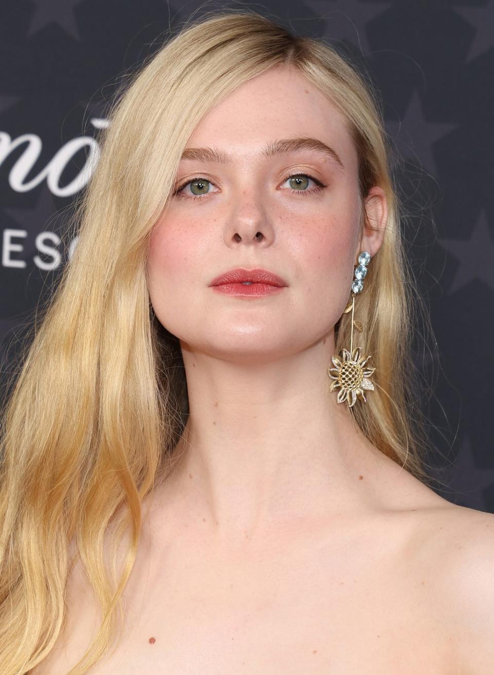 Elle Fanning attends the 28th Annual Critics Choice Awards at Fairmont Century Plaza on January 15, 2023 in Los Angeles, California.