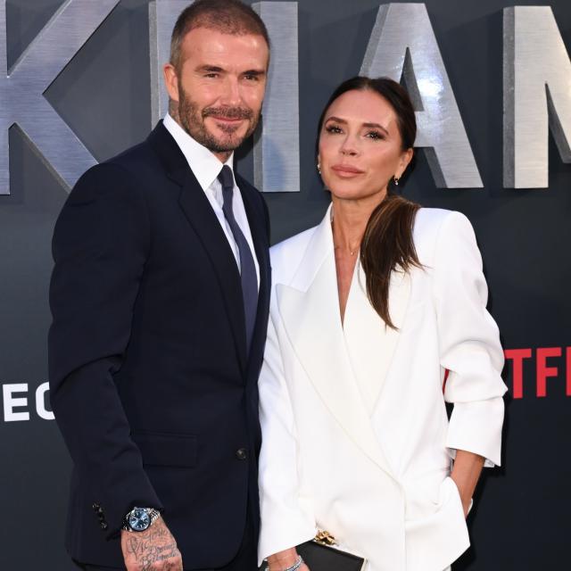 David Beckham is spotted in Paris with wife Victoria