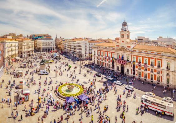 Puerta del Sol square in Madrid, a great start for navigating the city (Getty/iStockphoto)