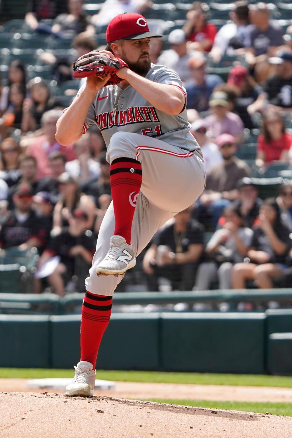 Graham Ashcraft pitched two outs deep into the sixth inning Sunday as the Reds finished off a sweep of the White Sox.