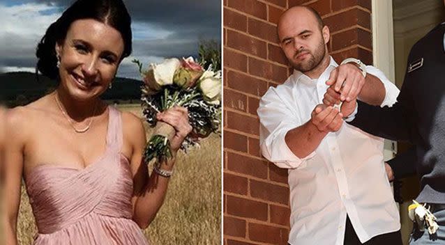 Stephanie Scott (pictured left) was killed days before her wedding. Picture: 7 News