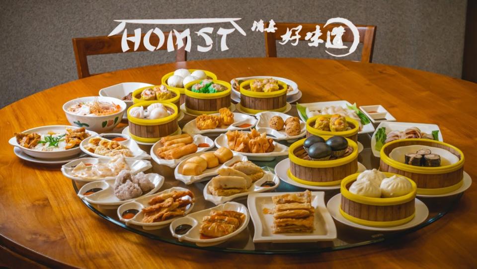 HOMST Restaurant - Variety of dim sum on table