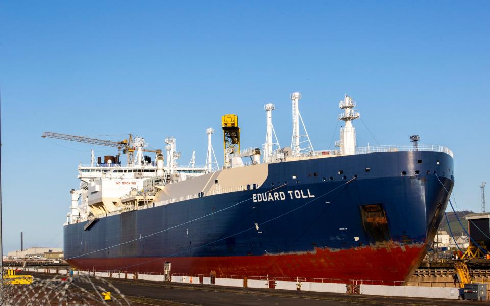  Eduard Toll tanker - Liam McBurney/PA Wire