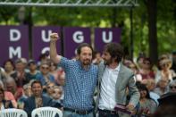 En Navarra, donde Podemos formaba parte de la alianza de gobierno junto a Geroa Bai, EH Bildu y Ezker-Izquierda, la formación morada tendrá únicamente 2 representantes en el parlamento autonómico, 5 menos de los que contaba hasta ahora. (Foto: EFE).