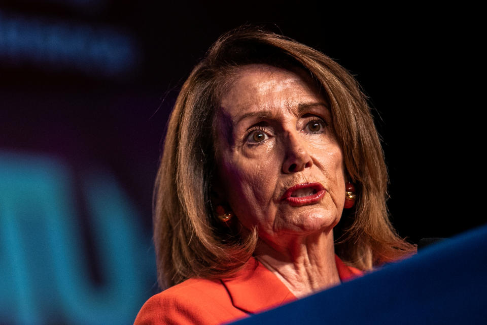 US House of Representatives speaker Nancy Pelosi arrived in Dublin late on Monday. Photo: Reuters