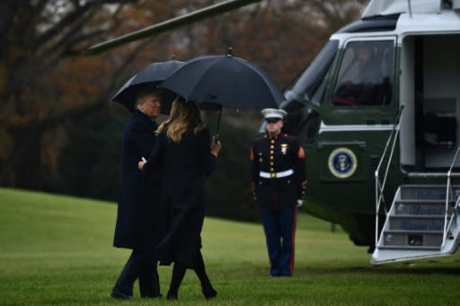 US President Donald Trump headed to the NATO leaders summit under the shadow of impeachment