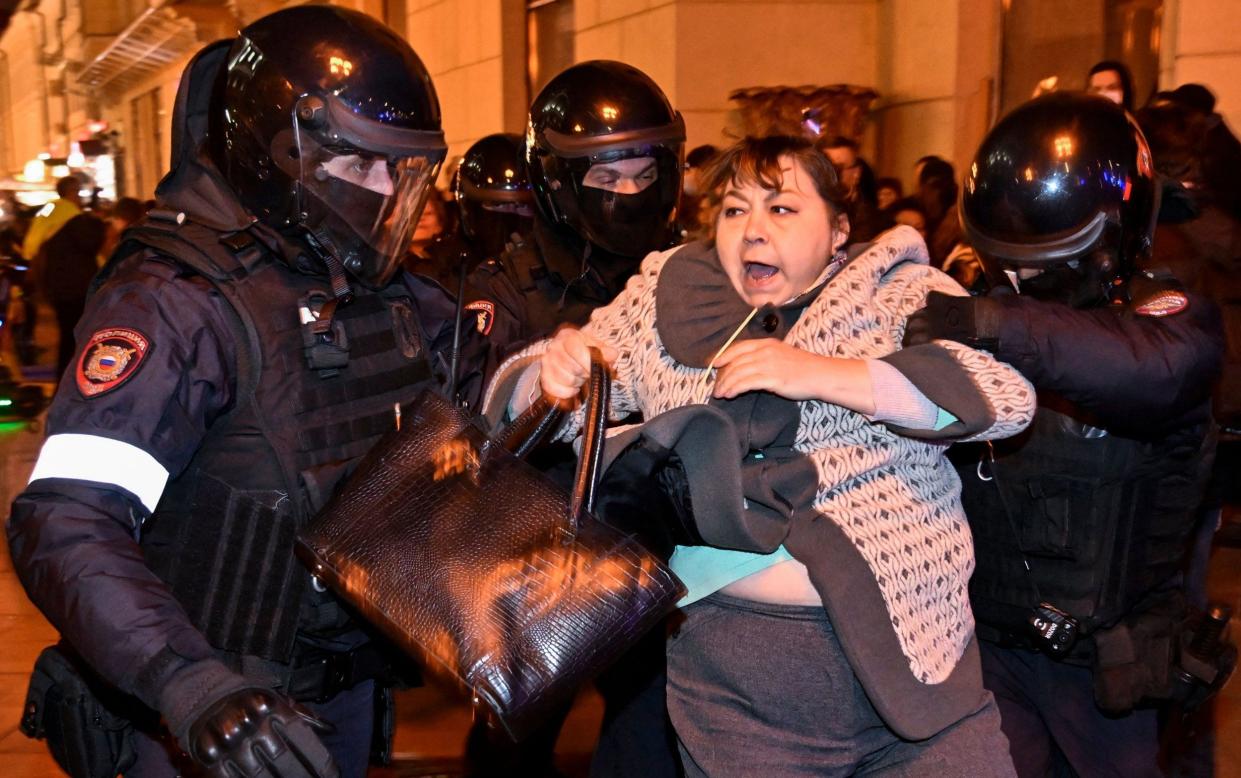Protest in Moscow - Alexander Nemenov/AFP
