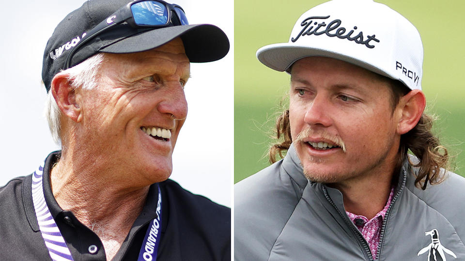 Greg Norman and Cameron Smith.