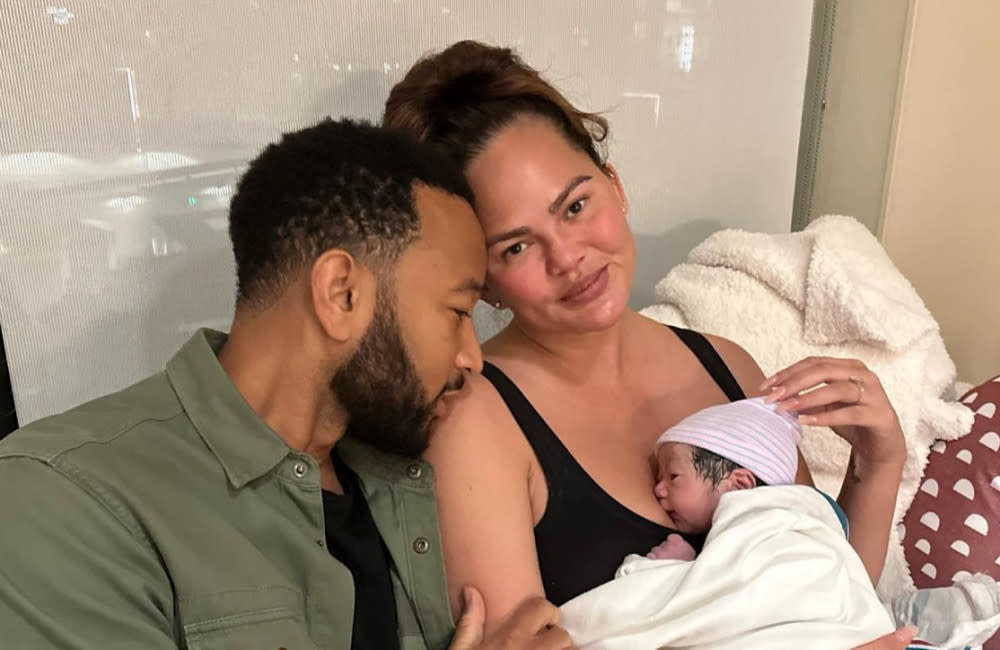 Chrissy Teigen and John Legend have had a baby boy via surrogate credit:Bang Showbiz