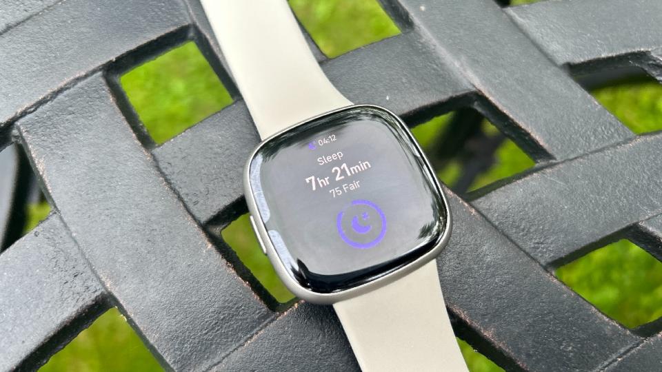 Fitbit Sense 2 showing sleep score
