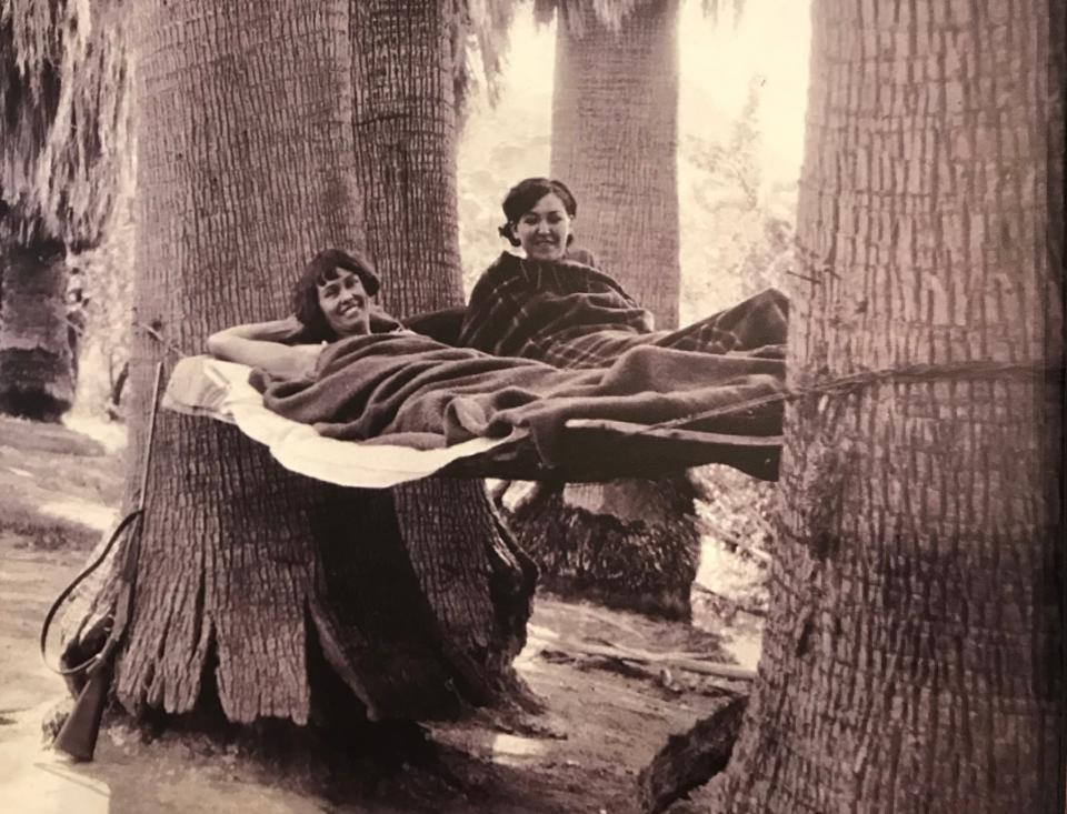 Cousins Susie Keef Smith, left, and Lula Mae Graves, traveled the valley, from Mecca to Blythe and bordered by the Orocopia, Chocolate and Eagle Mountains with the Salton Sea to the west and the Colorado River to the east, photographing the area during the 1920s and 1930s.