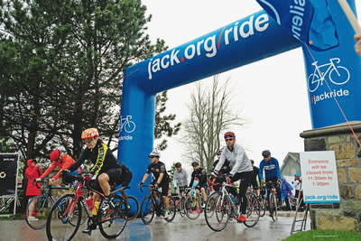 Canada&#x002019;s largest cycling event for youth mental health returns this month with both in-person and virtual riders. (CNW Group/Jack.org)