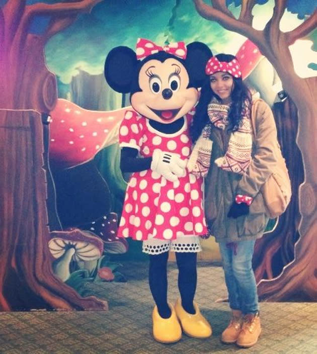 Celebrity Twitpics: Little Mix’s Jade Thirlwall had a romantic break with her boyfriend over Christmas and New Year, with the pair heading to Disneyland Paris. She even met her ‘idol’ Minnie Mouse! Copyright [Jade Thirlwall]