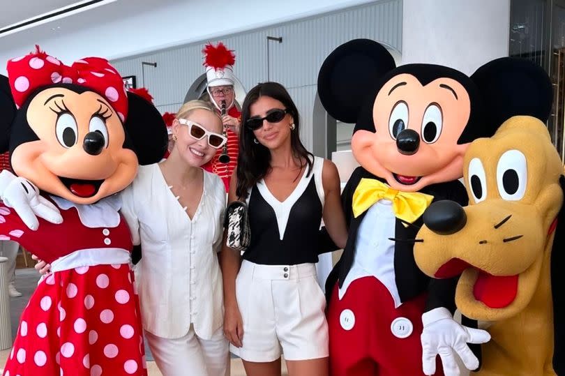 Caroline Thomas and Lucy Mecklenburgh at the Disney brunch on day four of the wedding -Credit:Instagram/@LucyMecklenburgh