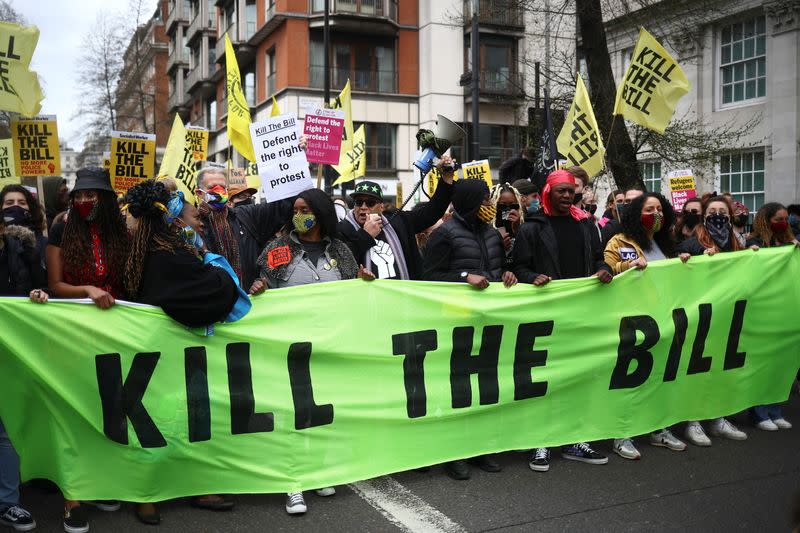 Protest in London