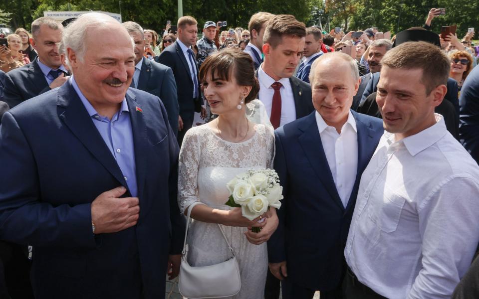 Alexander Lukaschenko Wladimir Putin Weißrussland Russland Führer Osteuropa Ukraine Invasion Grenzkrise Polen