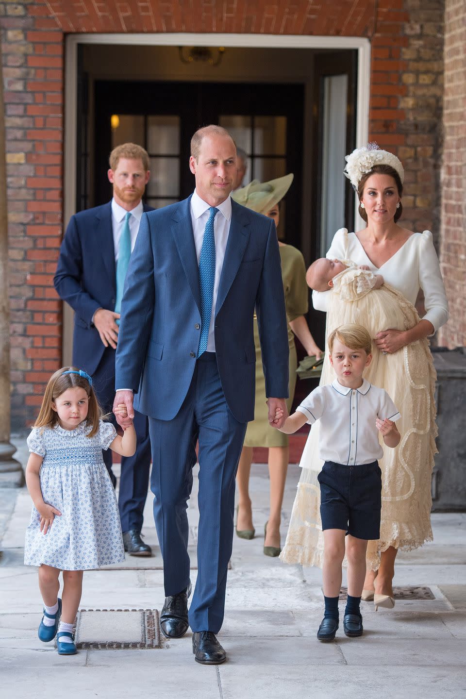 Princess Charlotte, Prince William, Prince George, Kate Middleton and Prince Louis