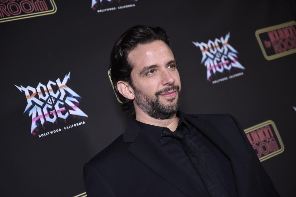 HOLLYWOOD, CA - JANUARY 15:  Nick Cordero attends Opening Night Of Rock Of Ages Hollywood At The Bourbon Room at The Bourbon Room on January 15, 2020 in Hollywood, California.  (Photo by Vivien Killilea/Getty Images for Rock of Ages Hollywood)