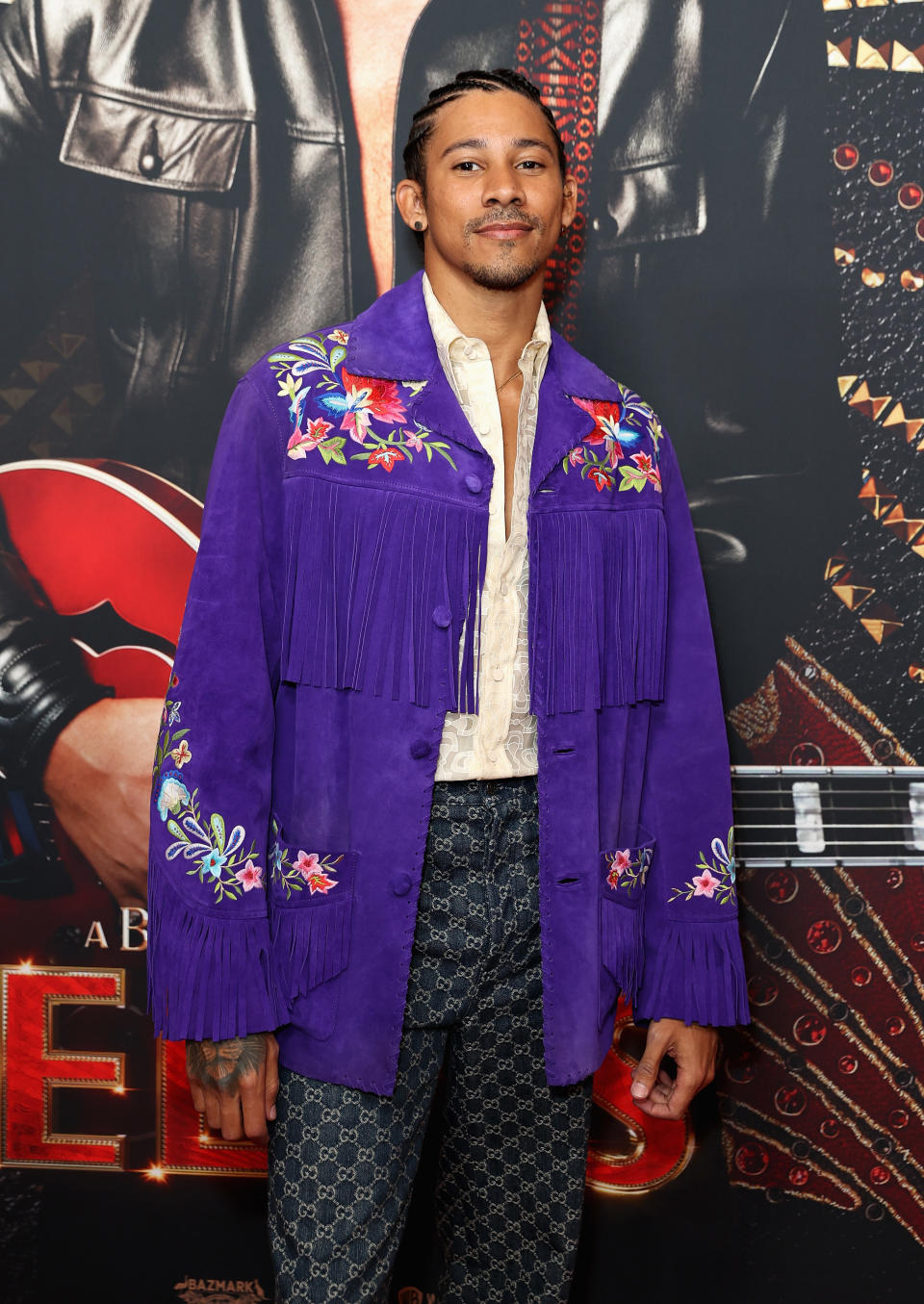 Keiynan in a cowboy jacket with tassles