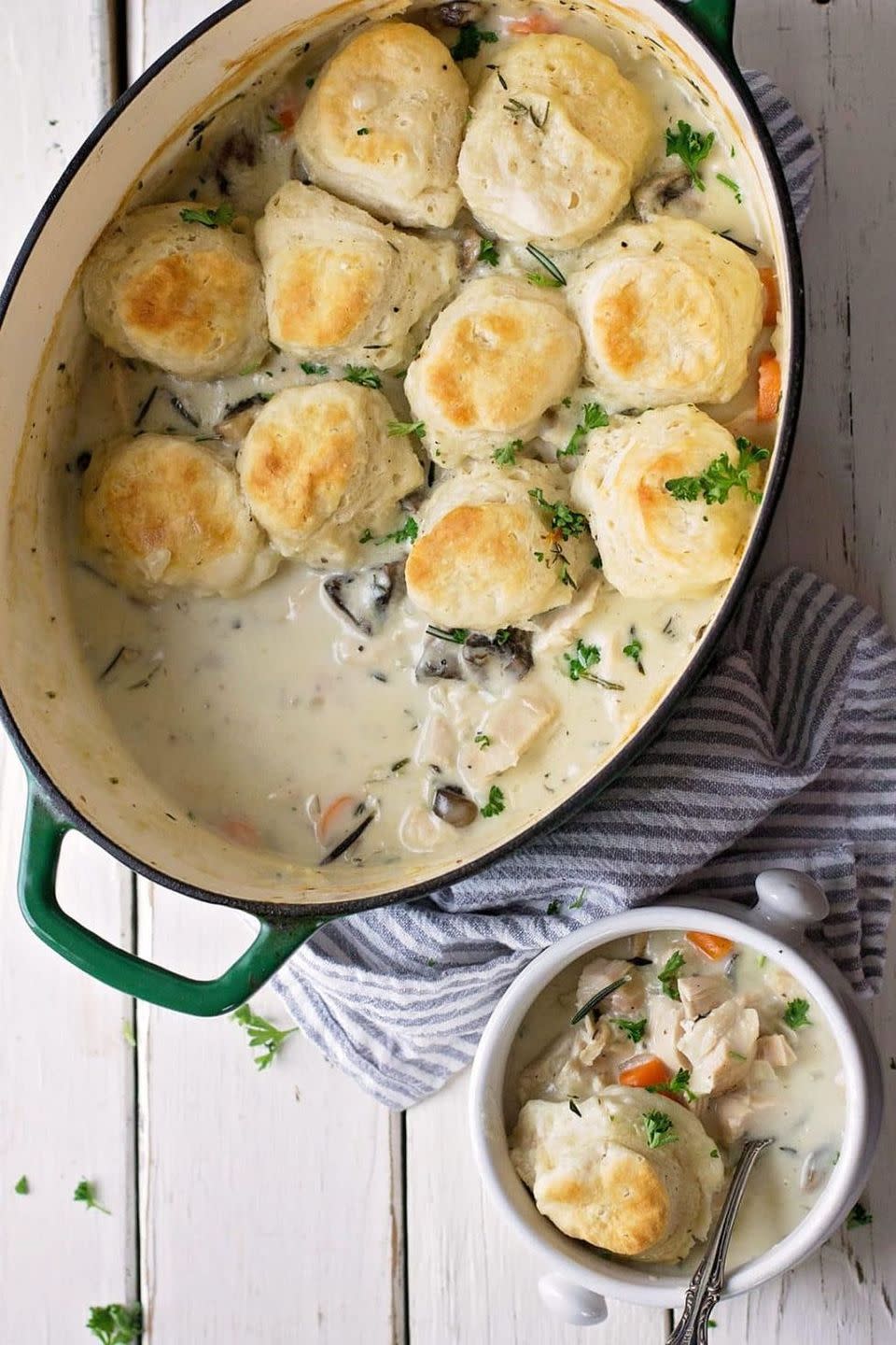 Chicken and Biscuit Casserole