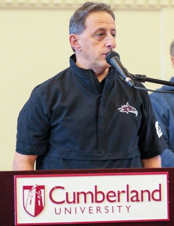 For the third time Cumberland's Ron Pavan was named the Mid-South Conference's Athletics Director of the Year.
(Credit: Steve Wampler / Cumberland Athletics)