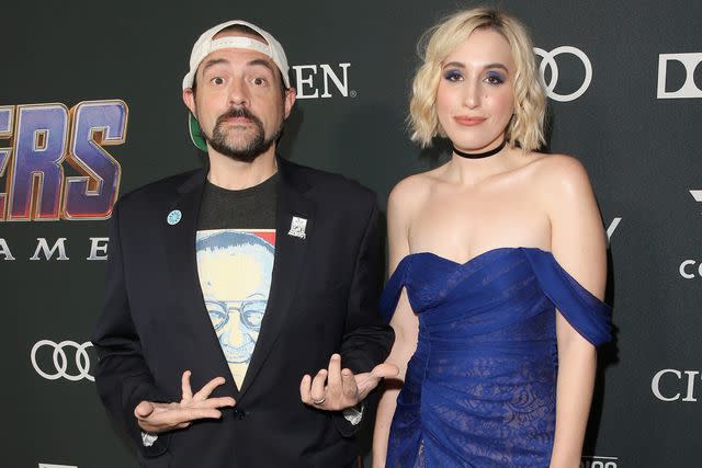 Jesse Grant/Getty Kevin Smith and daughter Harley Quinn Smith attend the Los Angeles World Premiere of Marvel Studios' 'Avengers: Endgame' at the Los Angeles Convention Center on April 23, 2019 in Los Angeles