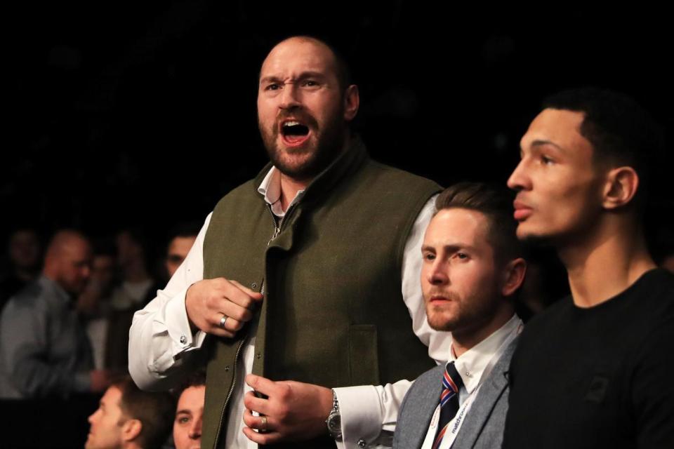 Challenge accepted: Tyson Fury has not fought since beating Wladimir Klitschko in 2015 (Getty Images)