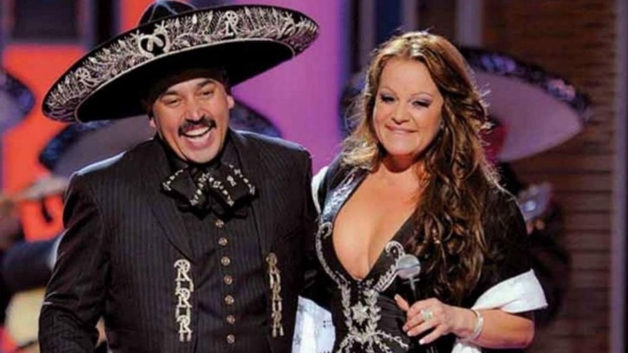 Lupillo Rivera y Jenni Rivera / Cortesía