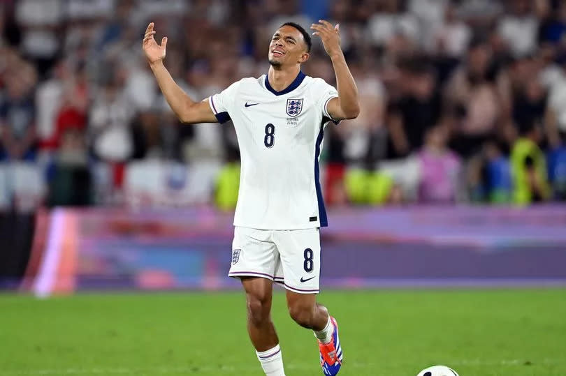 Liverpool's Trent Alexander-Arnold could be set for a return to England's starting XI for their next EURO 2024 match
