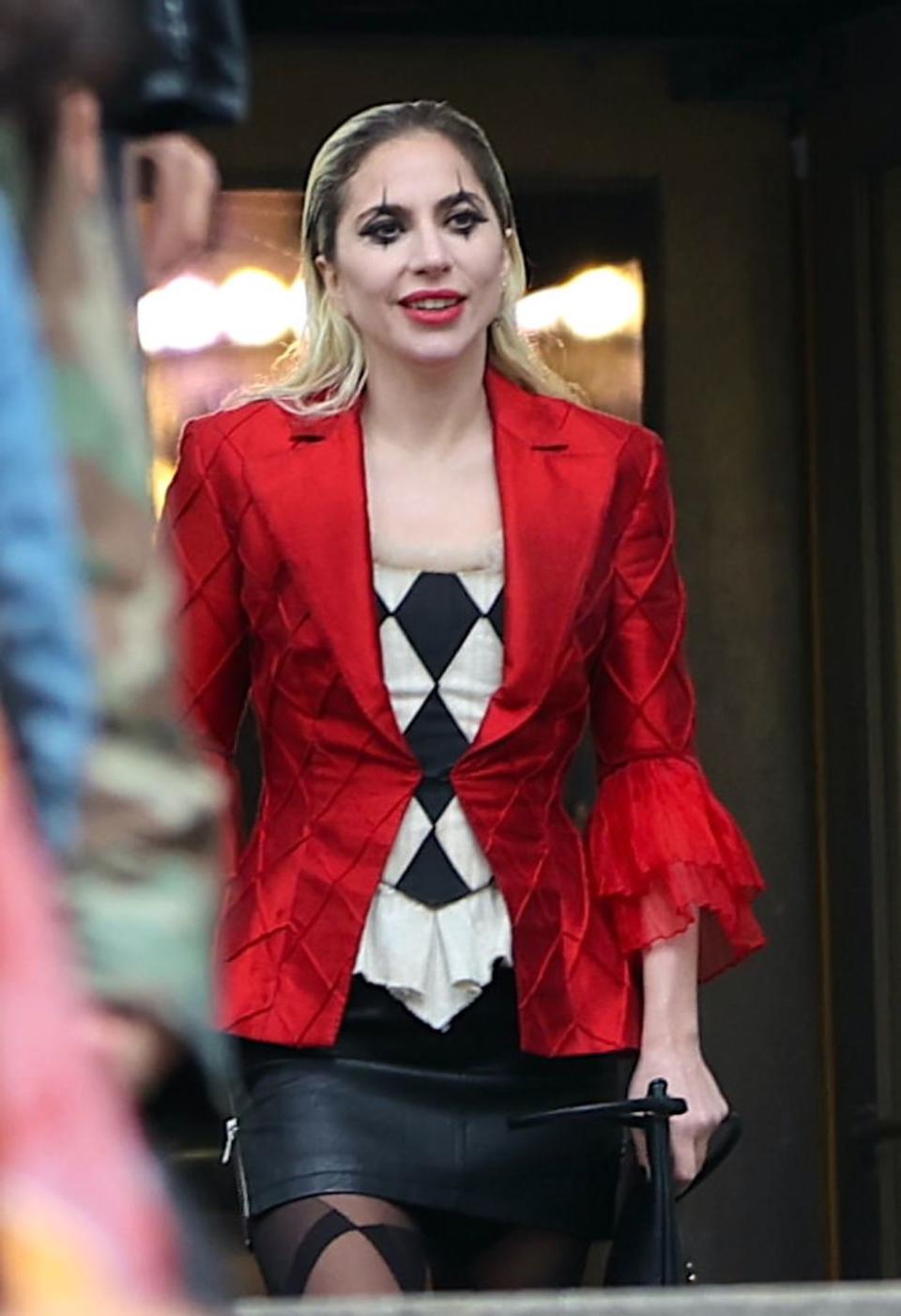 lady gaga as harley quinn in joker 2 film still