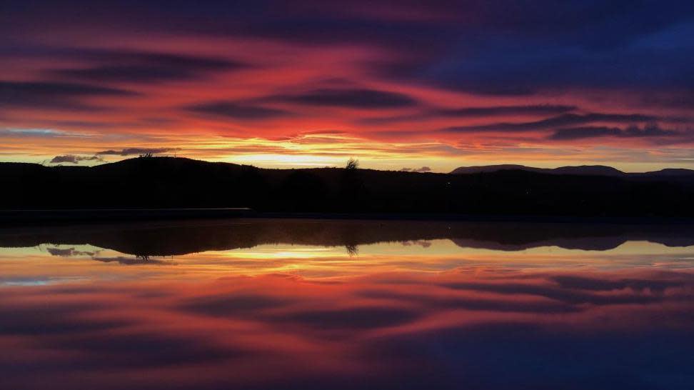 Monday's night sky at Inverness