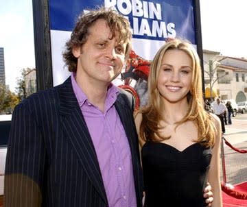 Director Chris Wedge and Amanda Bynes at the Westwood premiere of 20th Century Fox's Robots