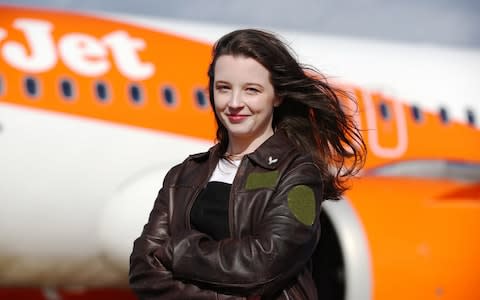 Ellie Carter made headlines in January when she flew a light aircraft alone just three days after her 16th birthday - Credit: Carl Thomas