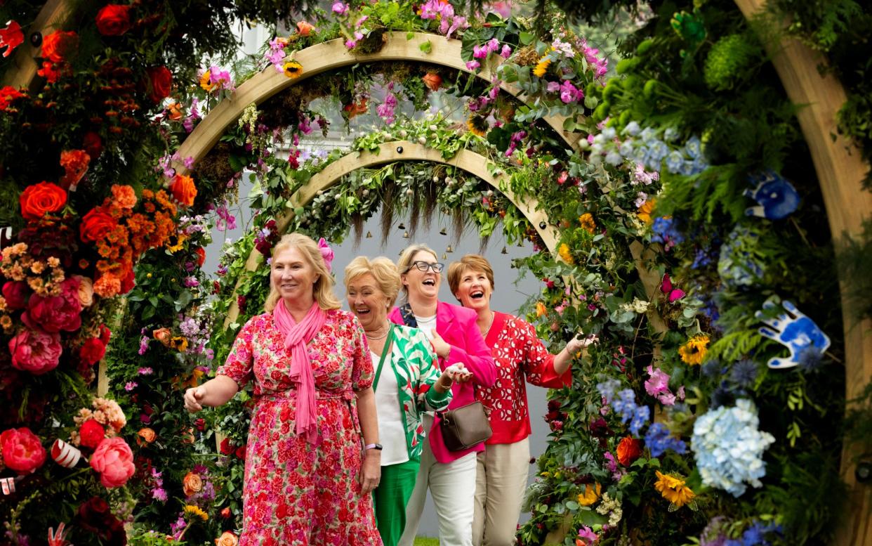 Members' day at the Chelsea Flower Show, which this year will include three show gardens that have highlighted the use of native species