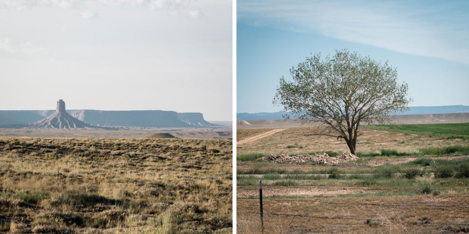 The Ute Mountain Ute Tribe Farm and Ranch Enterprise in Towaoc, Colo, on Sept. 8, 2022. (Cate Dingley for NBC News)